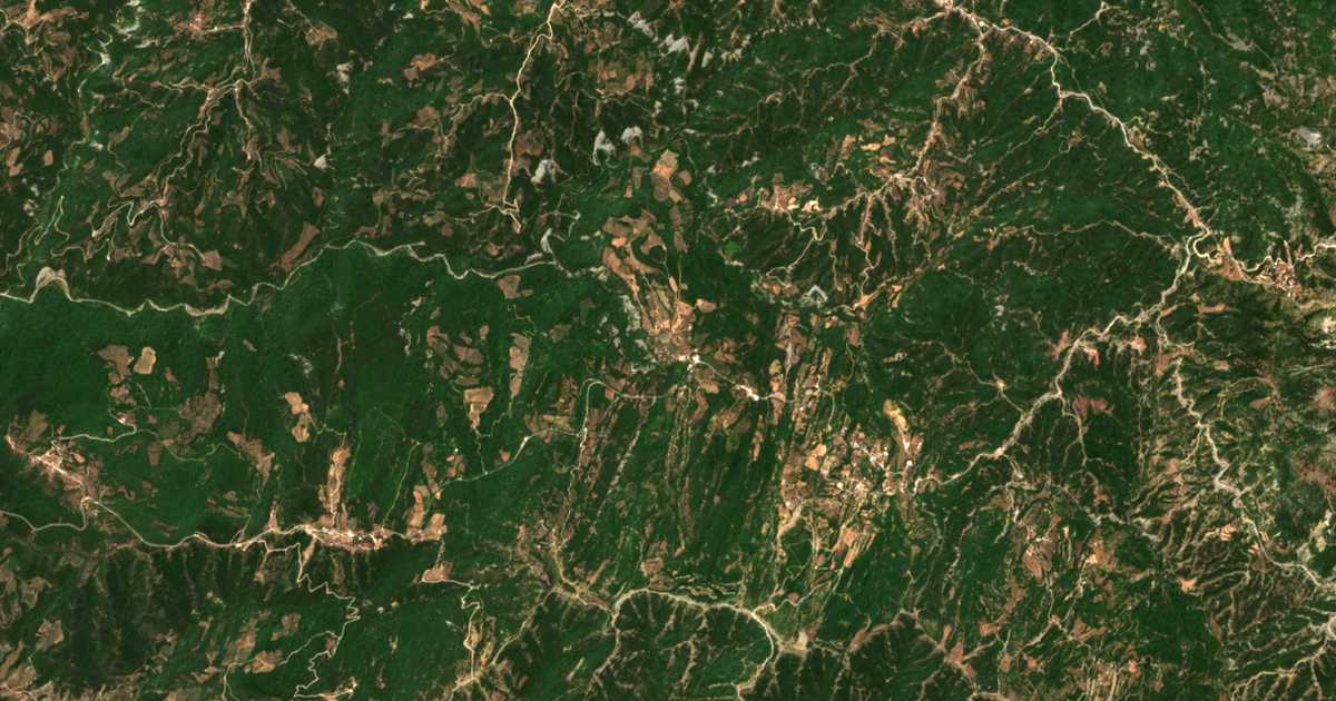 Сателитска карта на Palaiá Floriáda