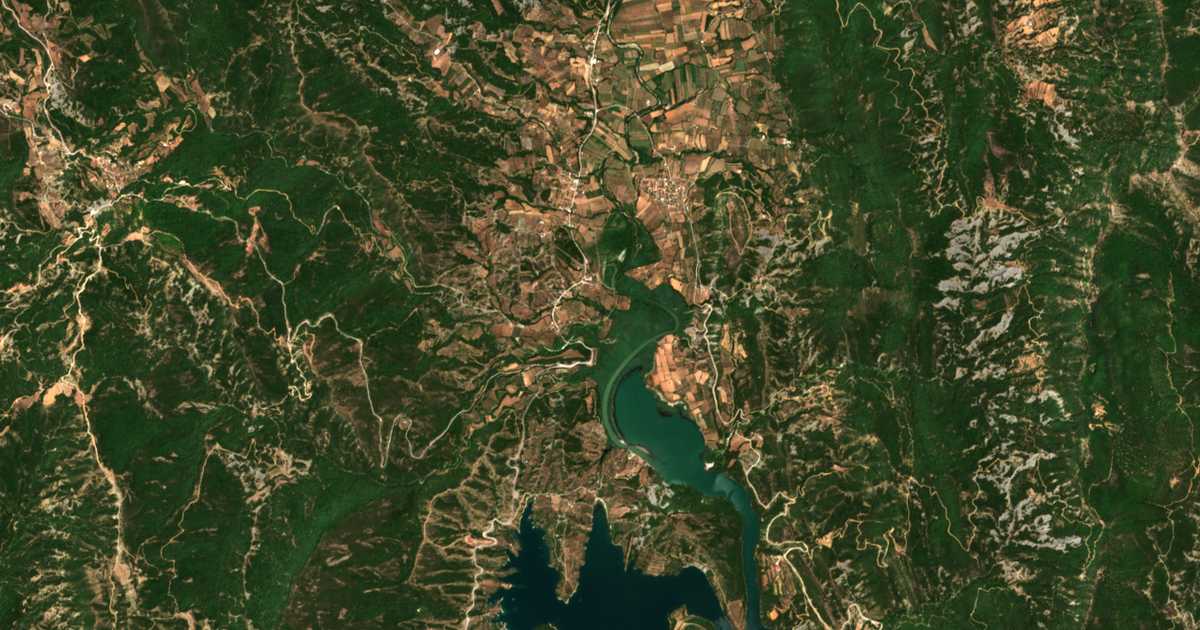 Сателитска карта на Podogorá
