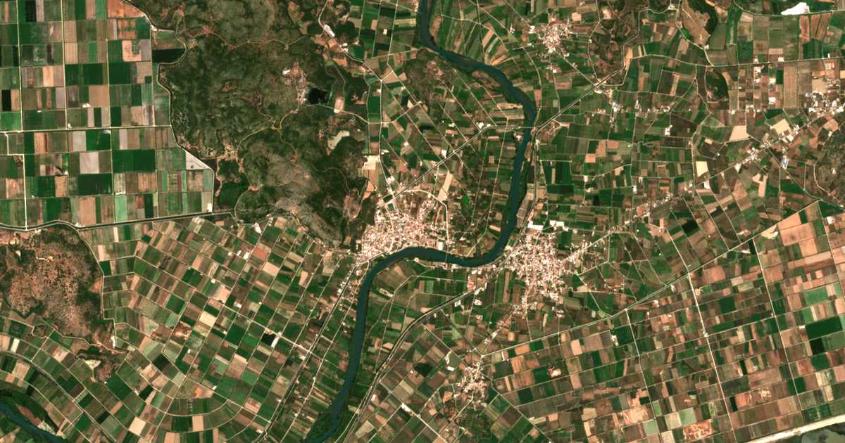 Сателитска карта на Katochí