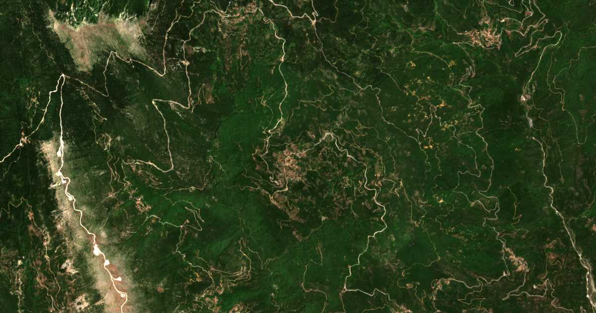 Сателитска карта на Aspriá