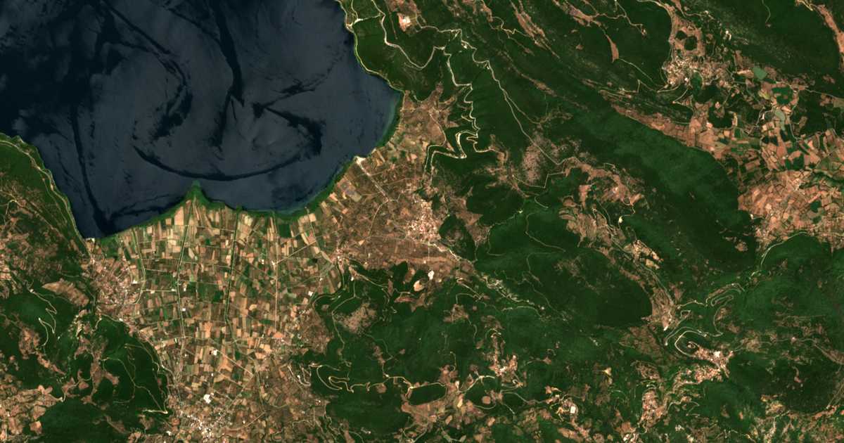Сателитска карта на Sitarálona