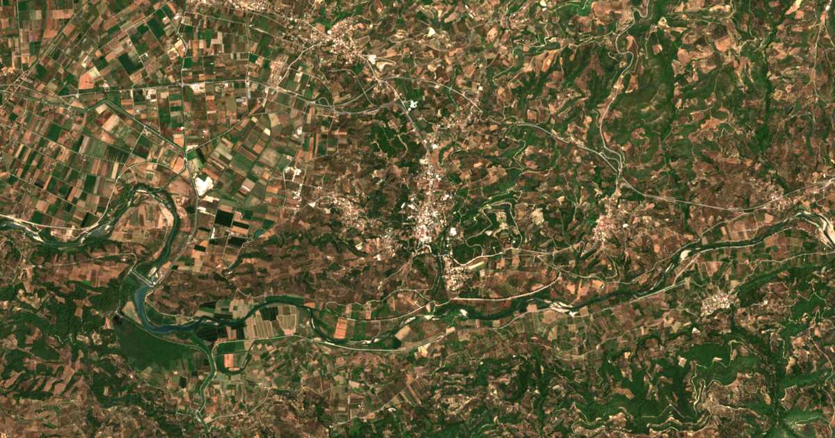 Сателитска карта на Archaía Olympía