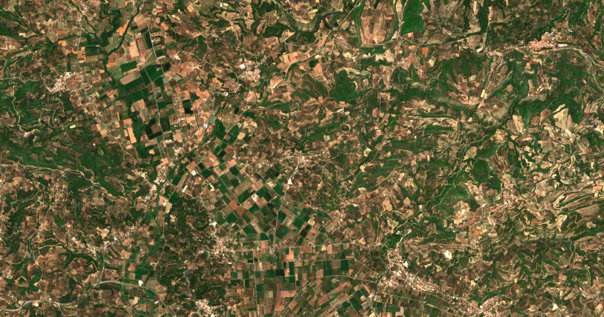 Сателитска карта на Irákleia