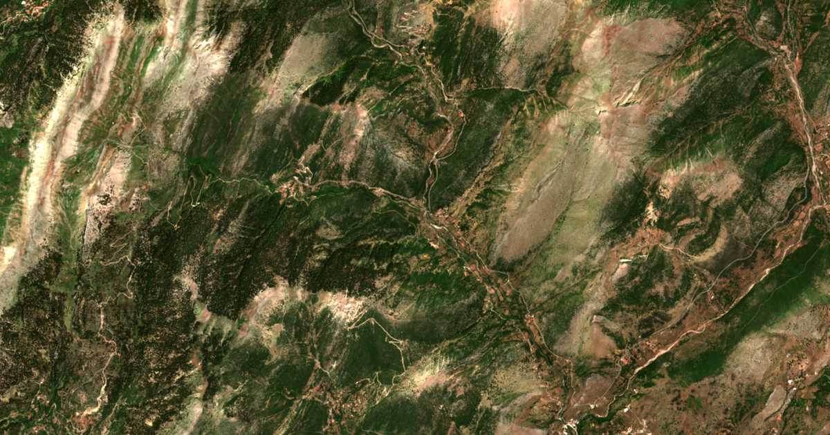 Сателитска карта на Kalývia Astrá
