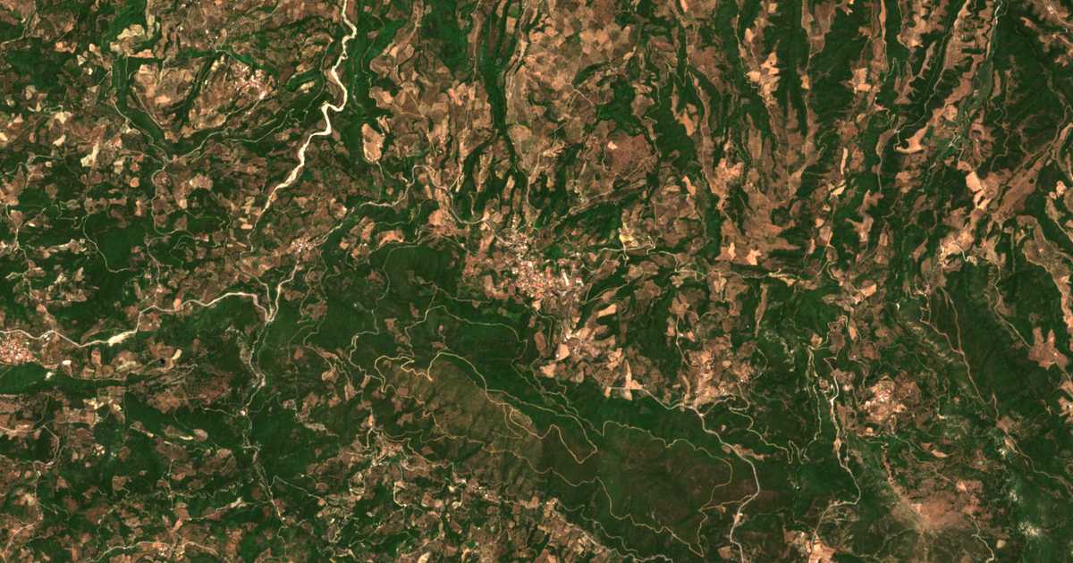 Сателитска карта на Kallithéa