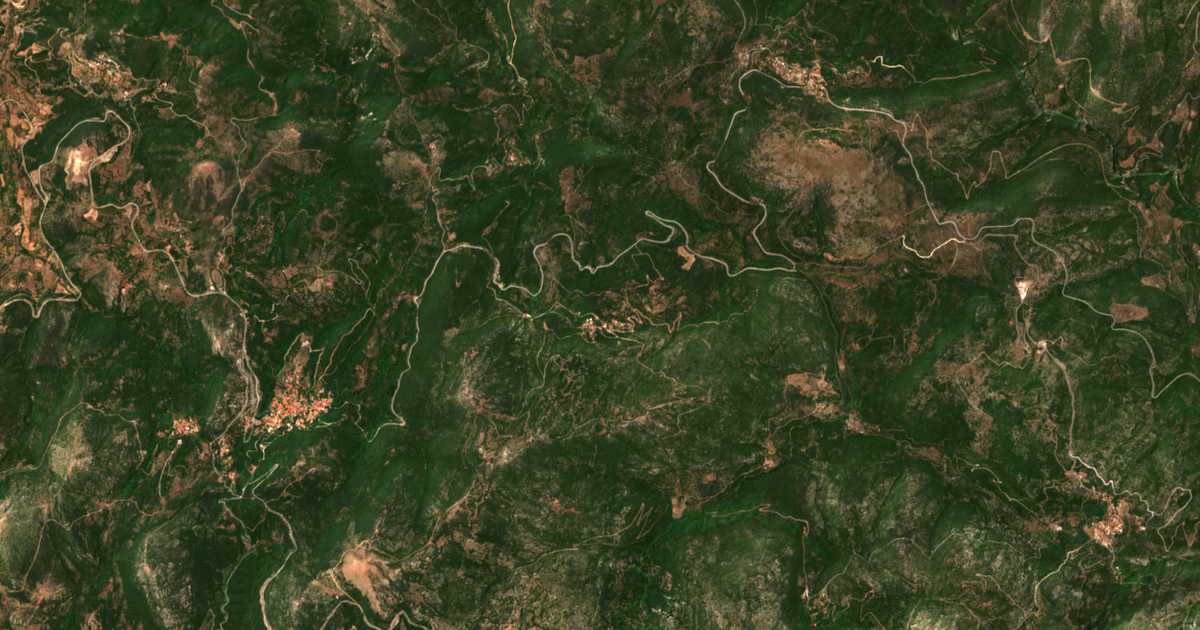Сателитска карта на Róvia