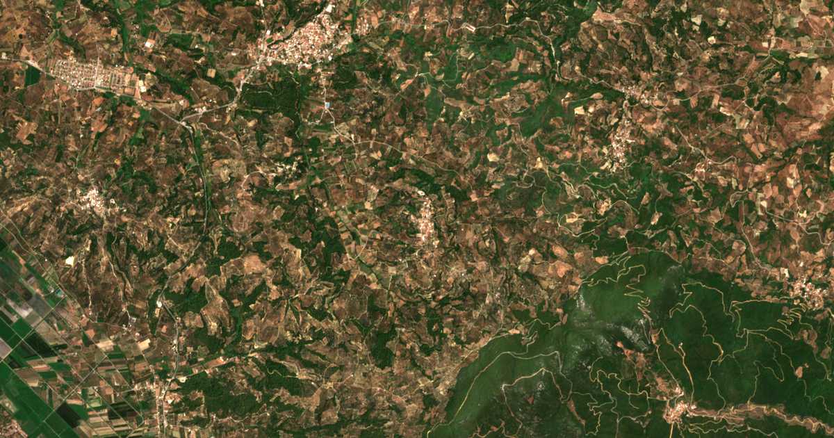 Сателитска карта на Vrína
