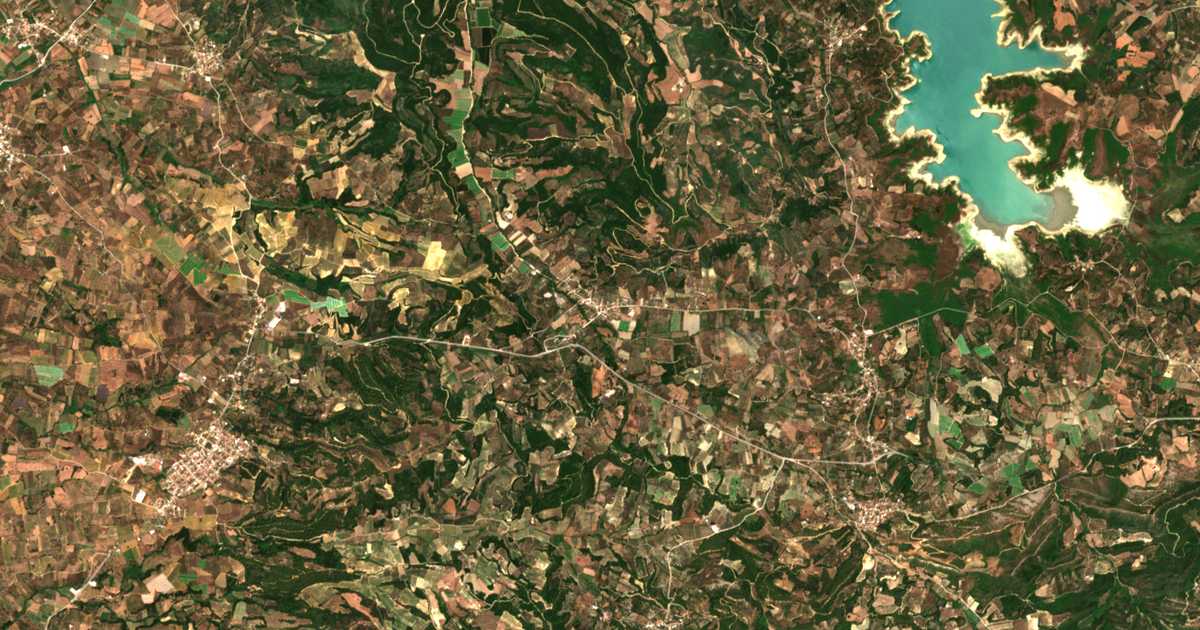 Сателитска карта на Dáfni