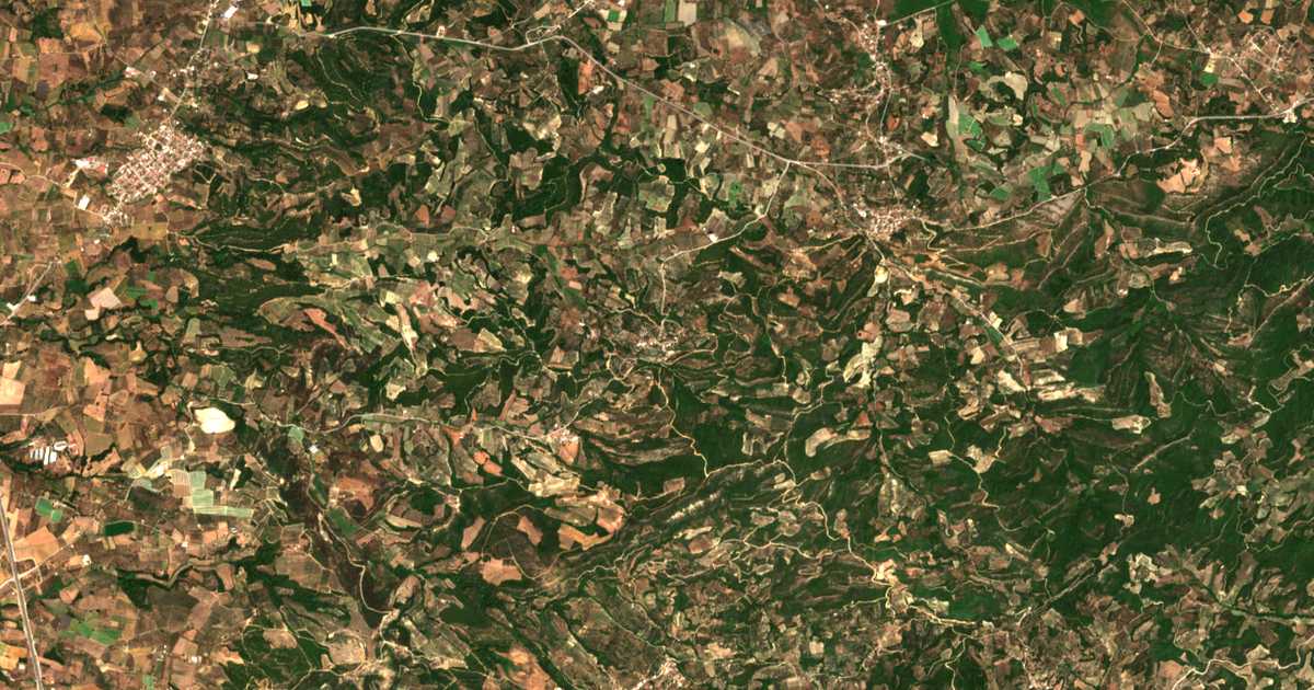 Сателитска карта на Kryóneron