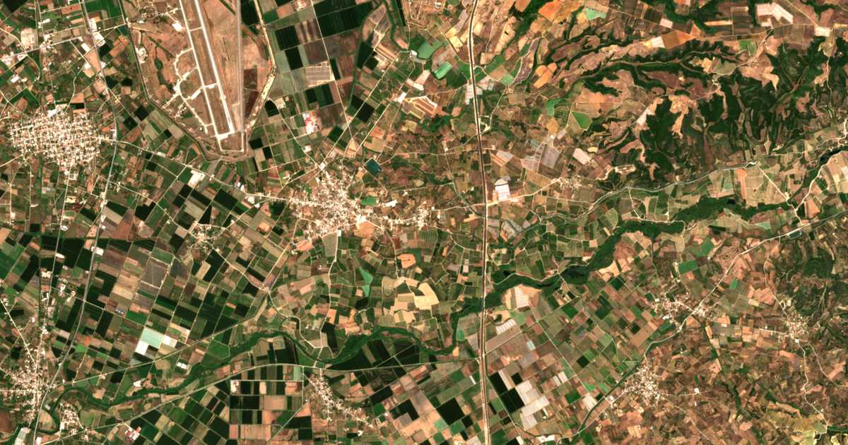 Сателитска карта на Markópoulon