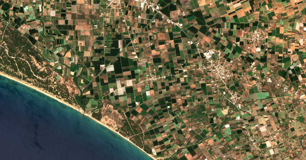 Сателитска карта на Palaiochórion