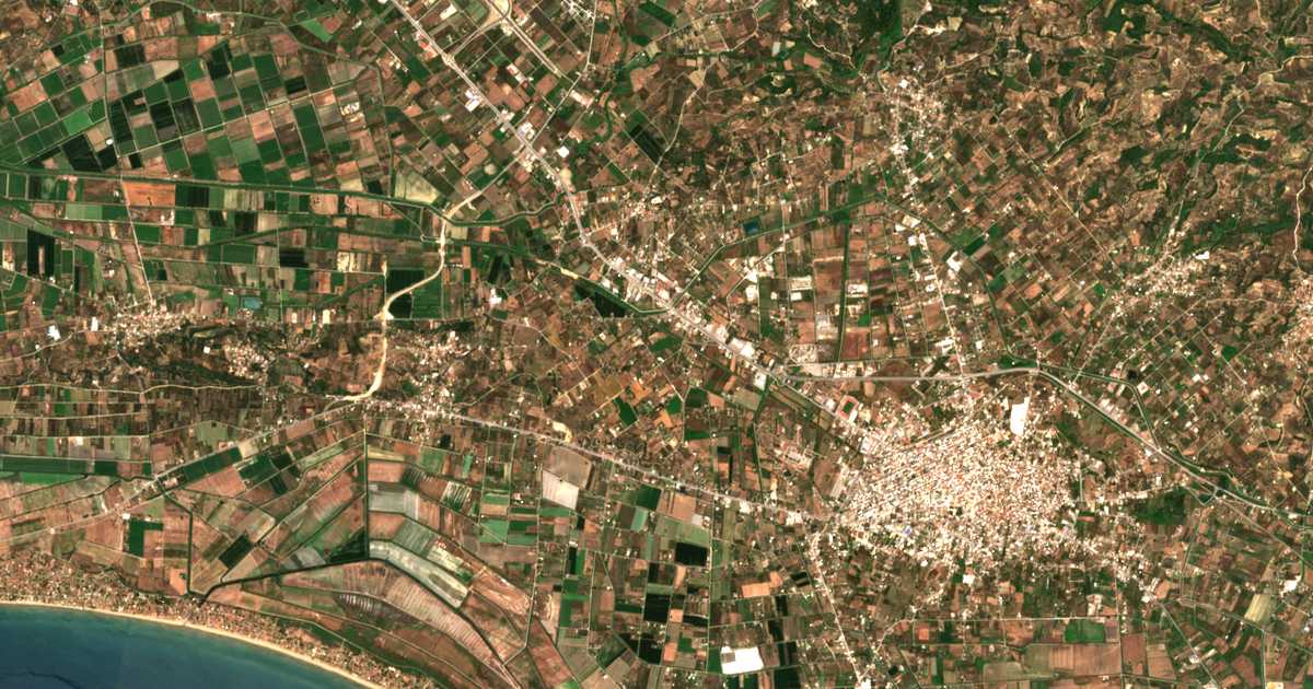 Сателитска карта на Kavasilákia