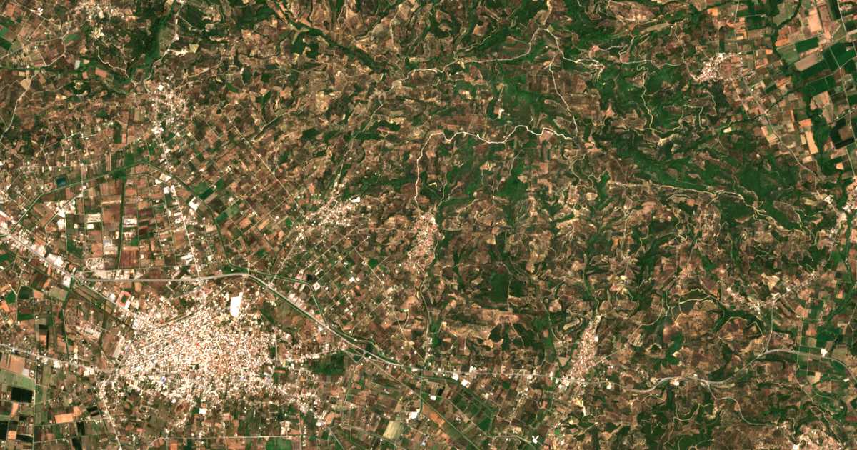 Сателитска карта на Kolírion