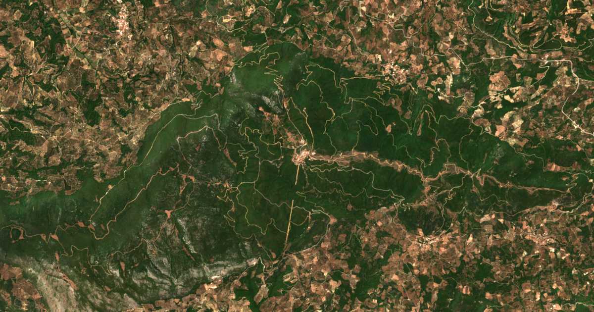 Сателитска карта на Smérna