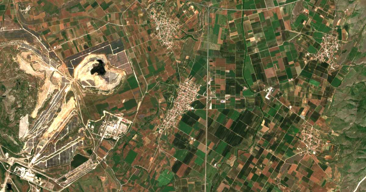 Сателитска карта на Чалџиево