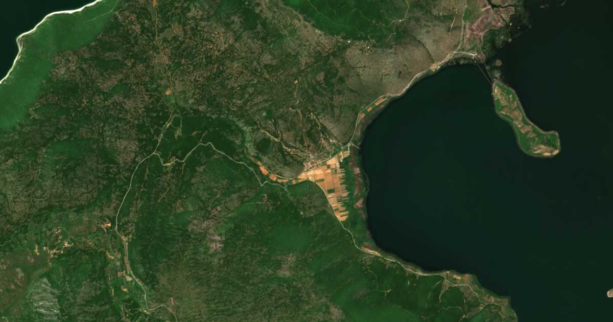 Сателитска карта на Винени