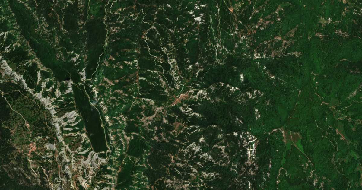 Сателитска карта на Селско