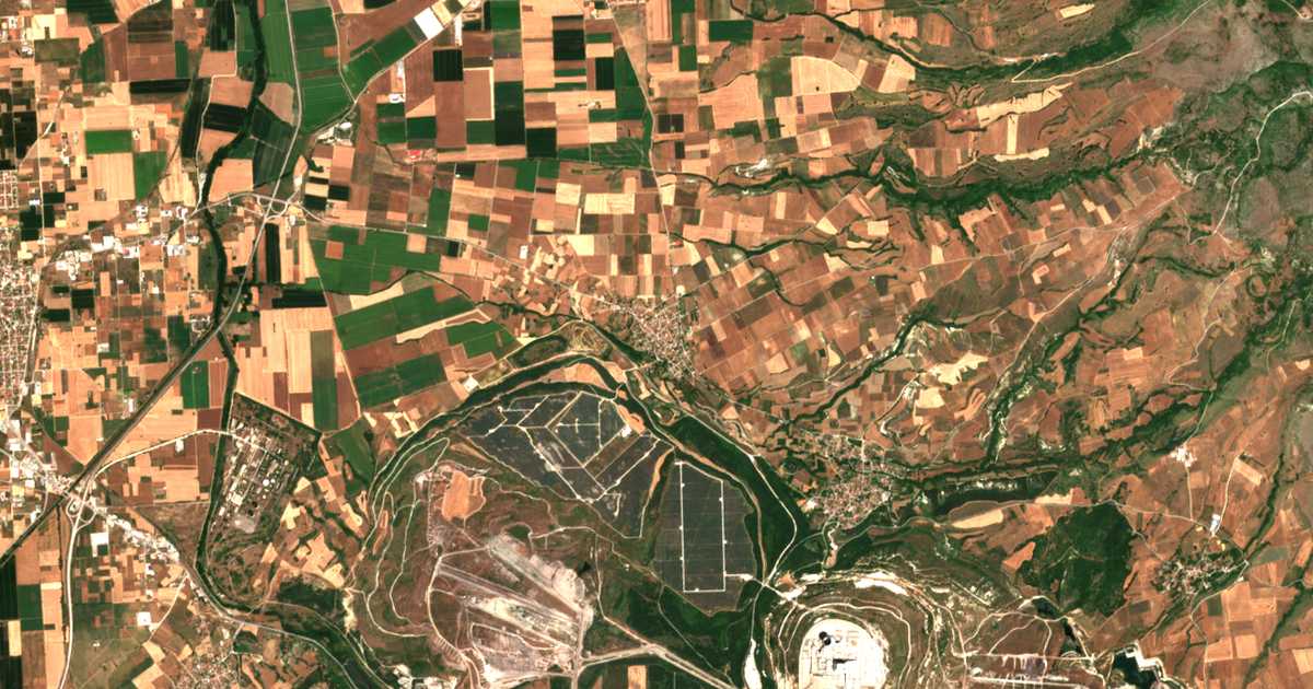 Сателитска карта на Трепишта