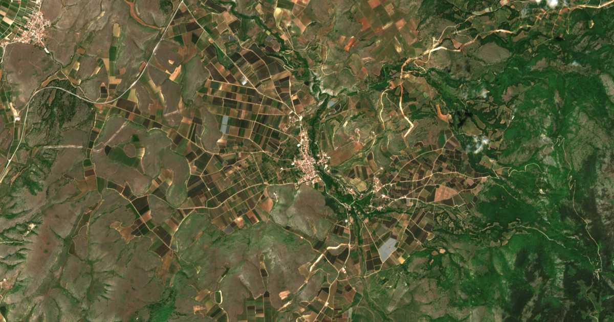 Сателитска карта на Катраница