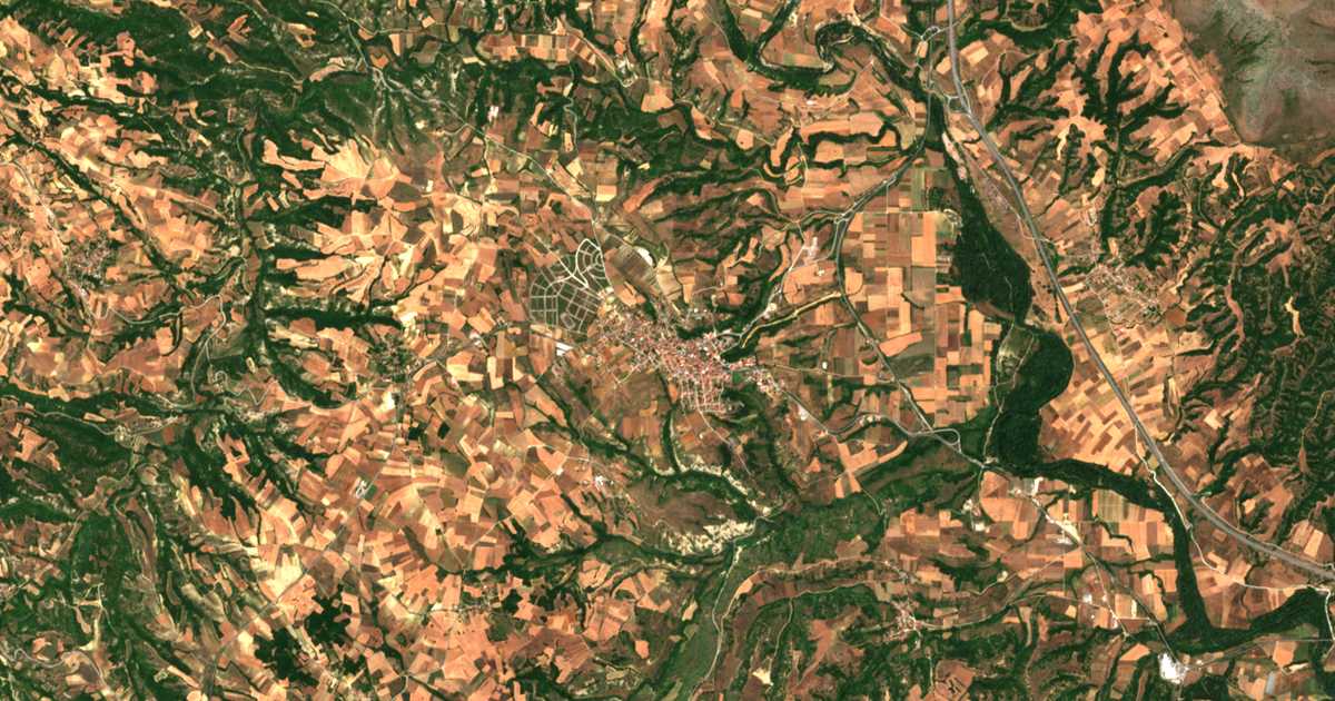 Сателитска карта на Лапчишта
